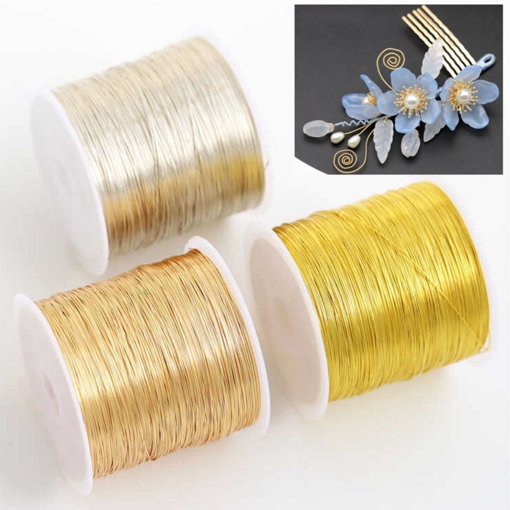 Copper Wire Roll - ลวดทองแดงเคลือบทอง 100 เมตร/ม้วน ขนาด 0.3 มม.