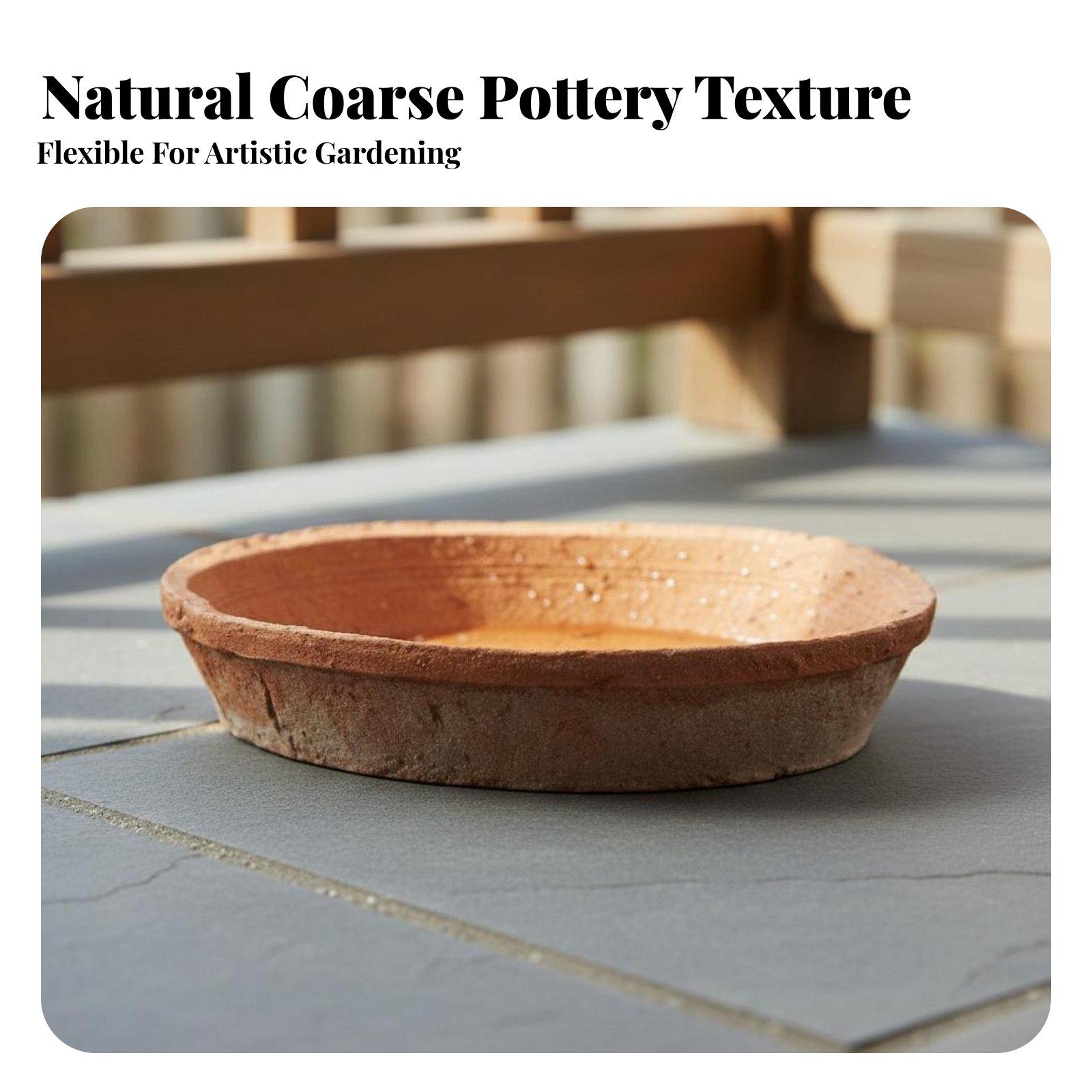 ถาดรองกระถางดินเผา แบบมีรูระบา - Drip Tray Saucer บทวิจารณ์และราคา