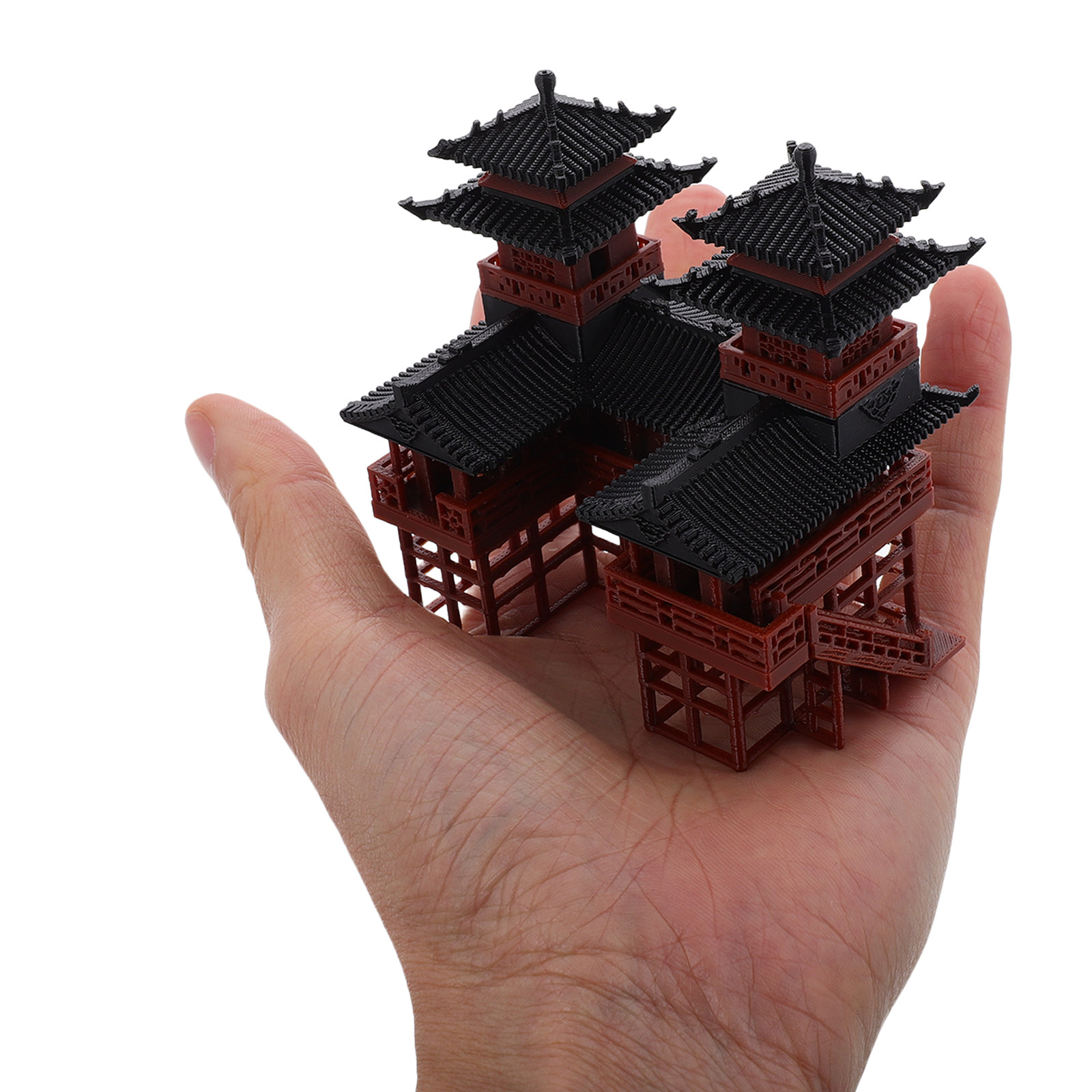 รูปปั้นเจดีย์คู่จิ๋ว ของตกแต่ง - Bonsai Garden Landscape Design บทวิจารณ์และราคา