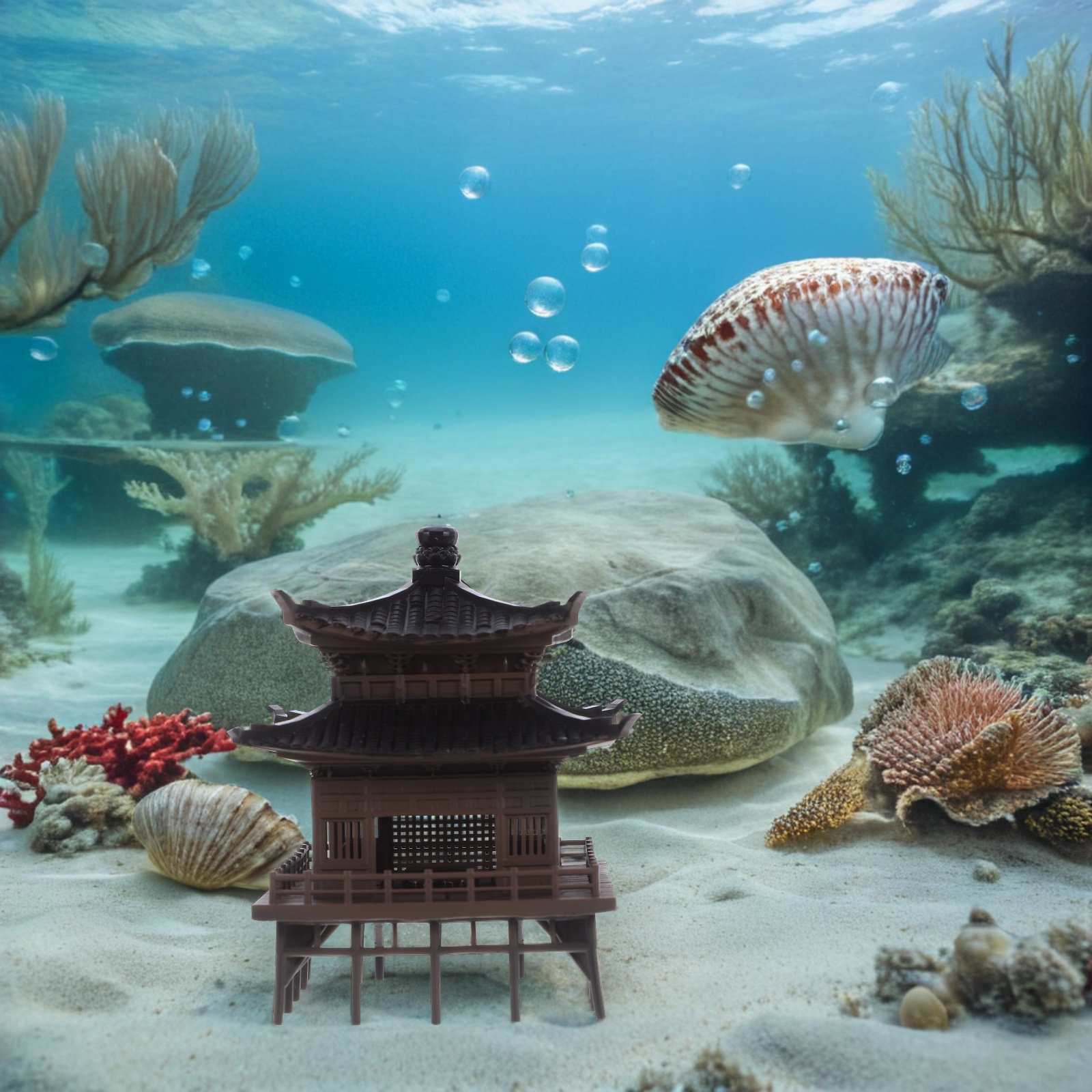 ศาลาจีนจิ๋ว จิ๋วสำหรับตกแต่งสว - Bonsai Garden Landscape Design บทวิจารณ์และราคา