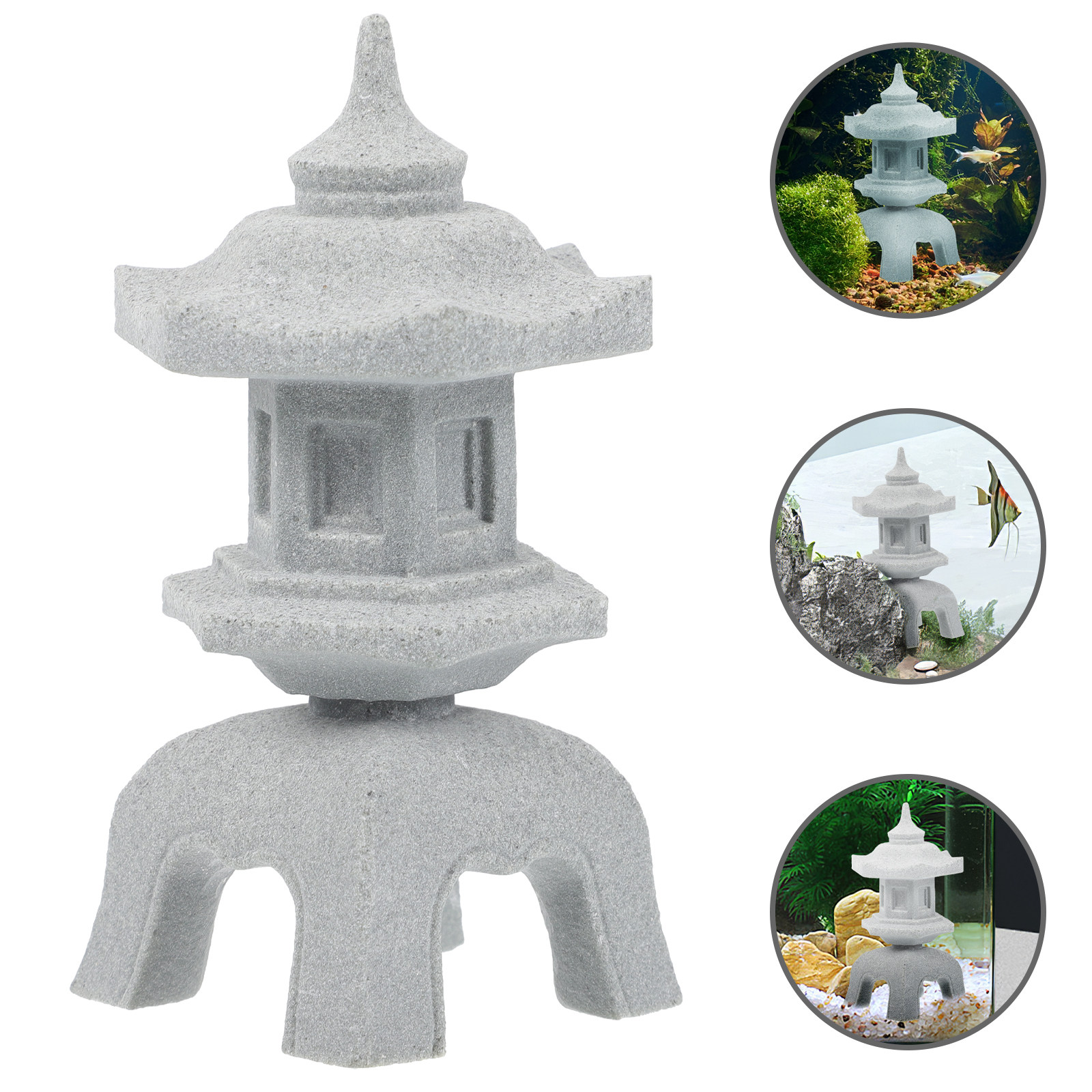โคมไฟหินพรีเมียม รูปทรงสวยงาม  - Bonsai Garden Landscape Design บทวิจารณ์และราคา