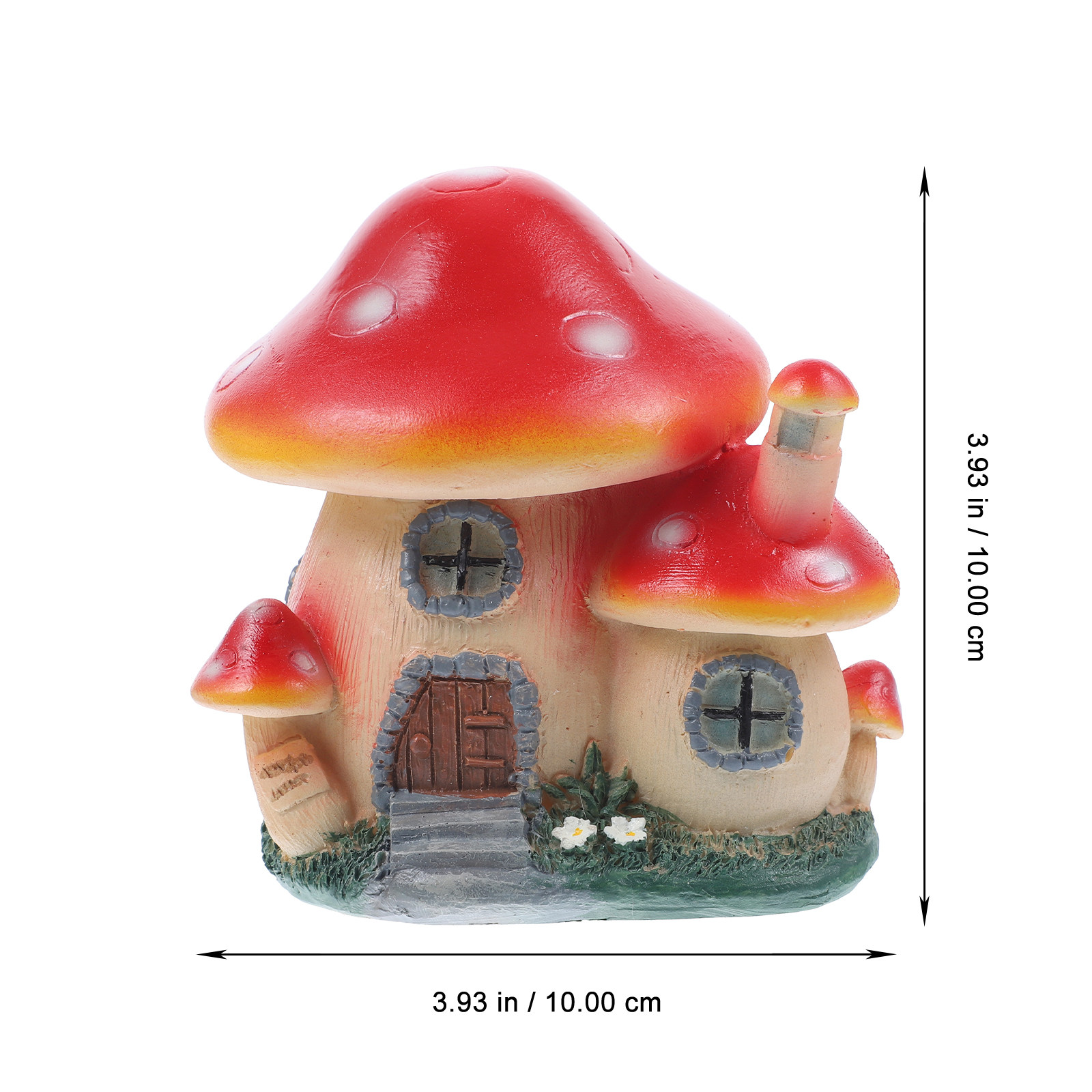 รูปปั้นเรซิ่นบ้านเห็ดนางฟ้า สำ - Bonsai Garden Landscape Design บทวิจารณ์และราคา