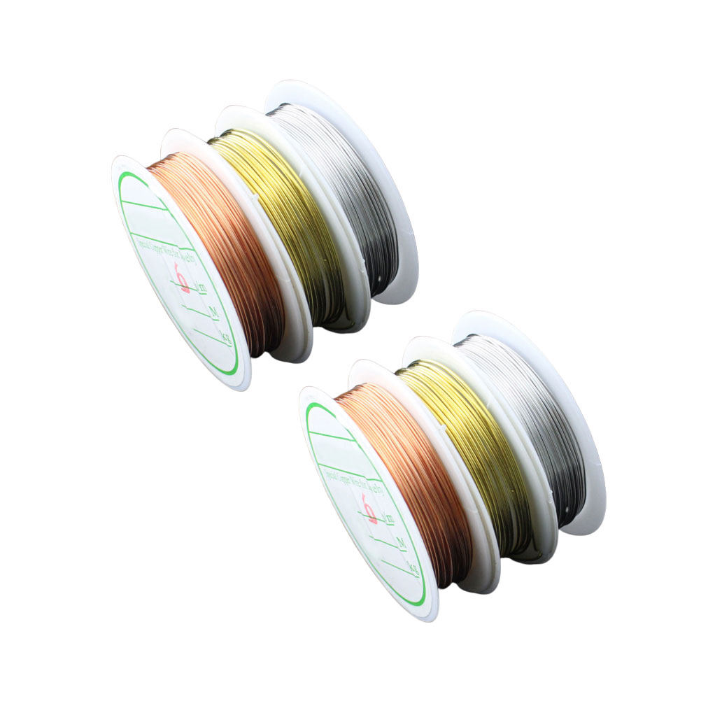 ลวดทองแดงสี 6 ม้วน ลวดอ่อนนุ่ม - Copper Wire Roll บทวิจารณ์และราคา
