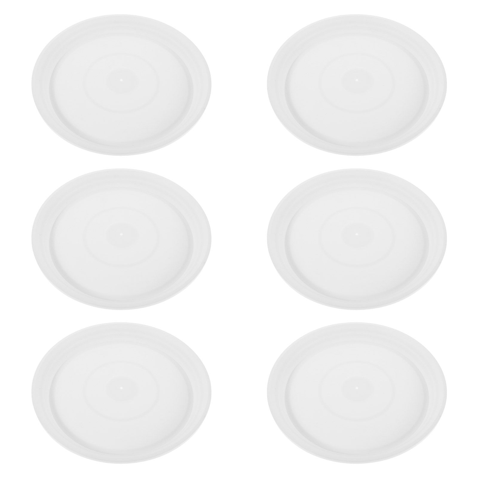 6 ชิ้น จานรองกระถางต้นไม้พลาสต - Drip Tray Saucer บทวิจารณ์และราคา